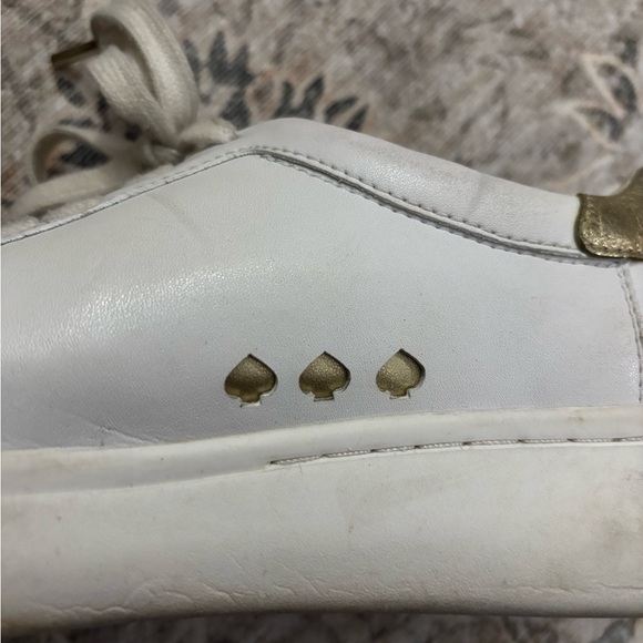 ♠️ Kate Spade White Tennis Shoes, Women’s Size 7.5 ♠️ - Picture 6 of 8